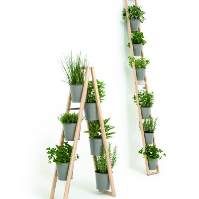 Plant ladder - stone gray