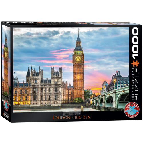 PUZZLE 1000P LONDON BIG BEN EUROGRAPHICS