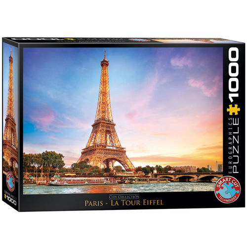 PUZZLE 1000P PARIS LA TOUR EIFFEL EUROGRAPHICS