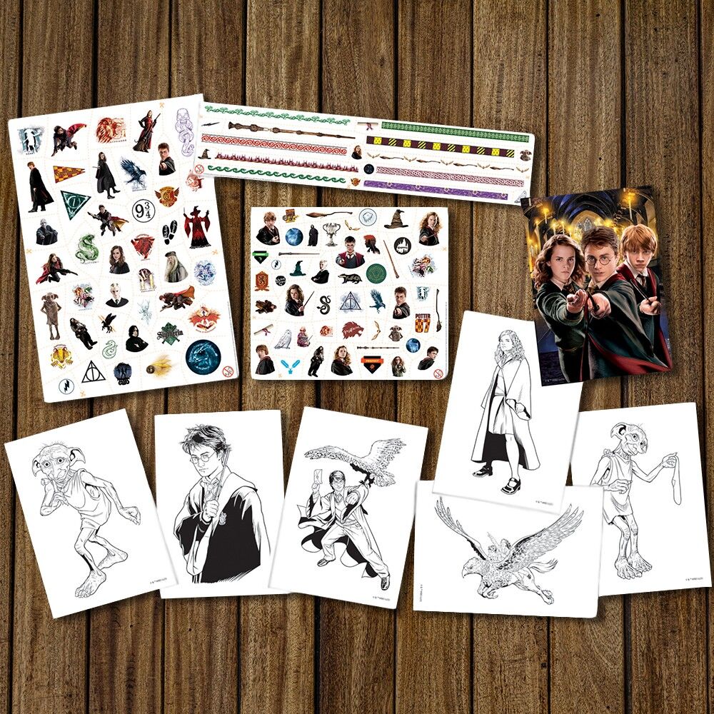 Maxi-Set mit 100 Harry-Potter-Tattoos