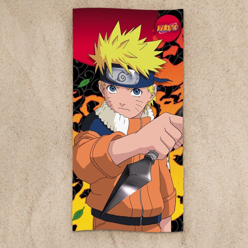 Naruto Uzumaki Dolch Strandtuch