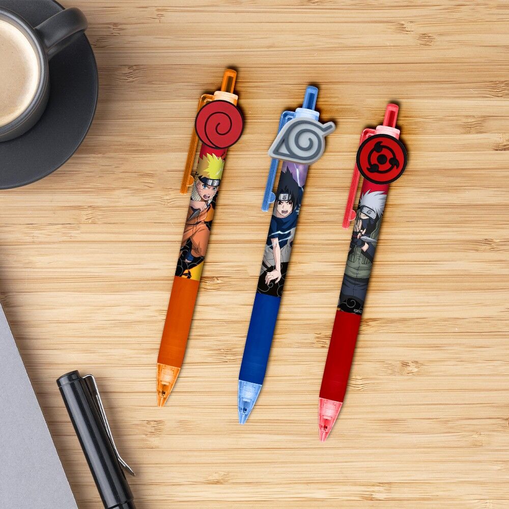 Set mit drei Naruto-Manga-Stiften