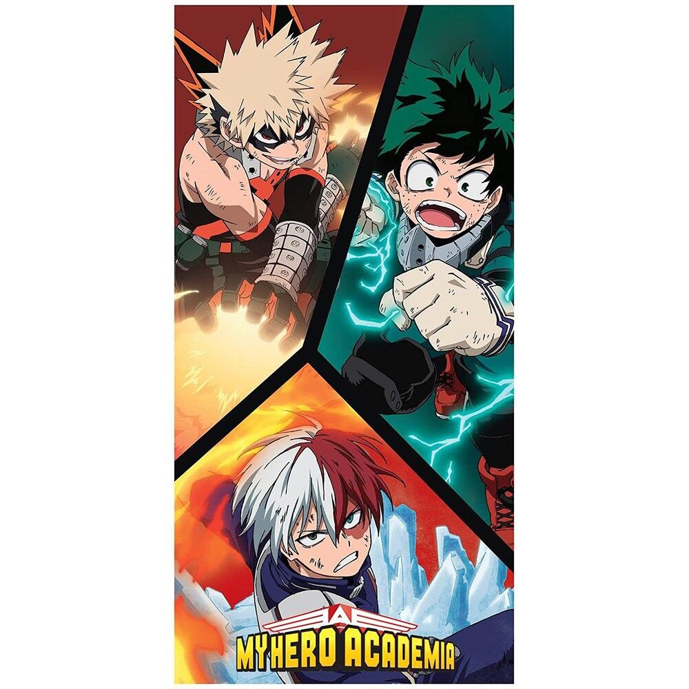 My Hero Academia Strandtuch – Varianten: Katsuki / Deku / Shoto