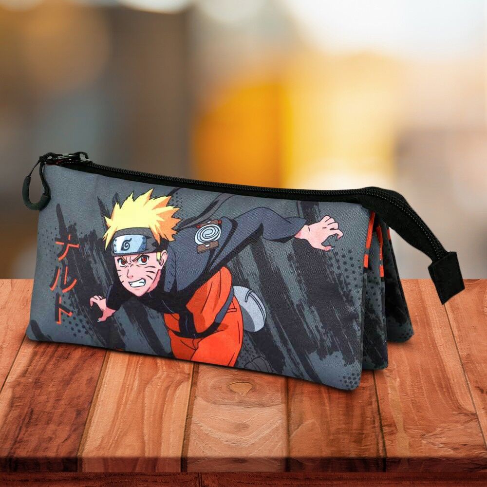 Naruto Shuriken Triple Pencil Case