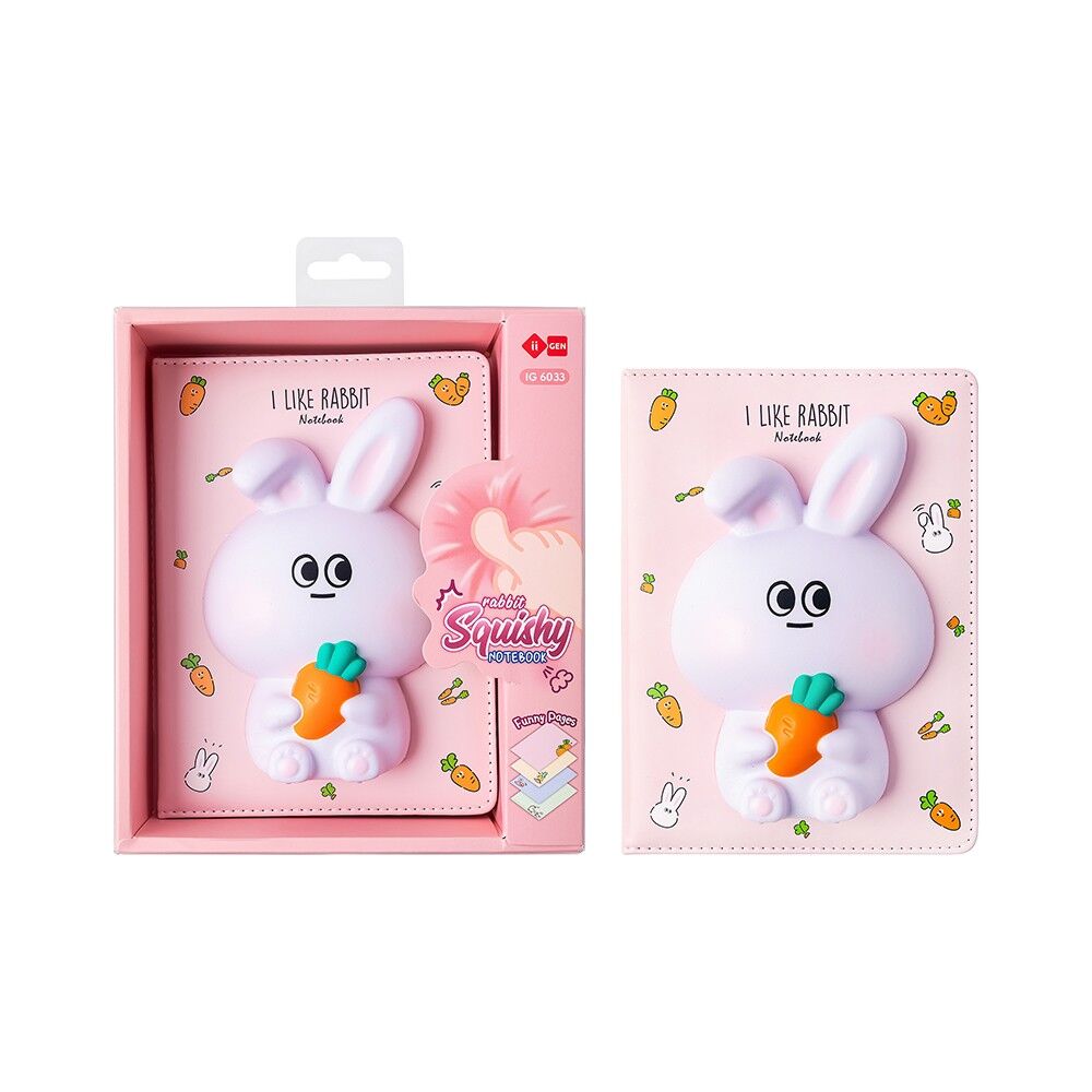 Kawaii-Notizbuch zum Kneten – Varianten: Hase