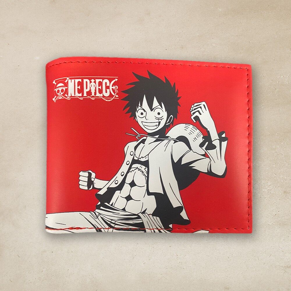 Portafoglio in stile inglese Manga One Piece Monkey D.Luffy