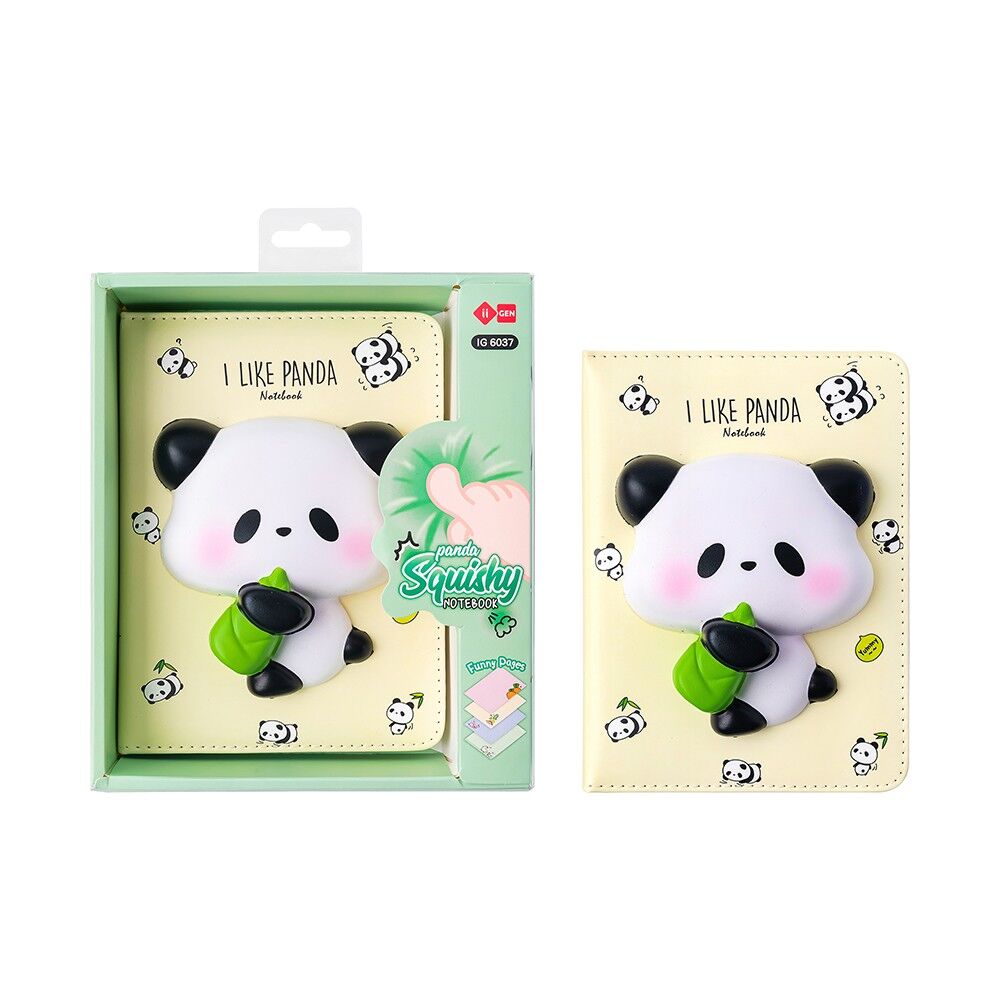 Kawaii Girly Squishy Notebook - Panda Variations