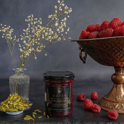 Confiture - Framboise Pistache Géranium