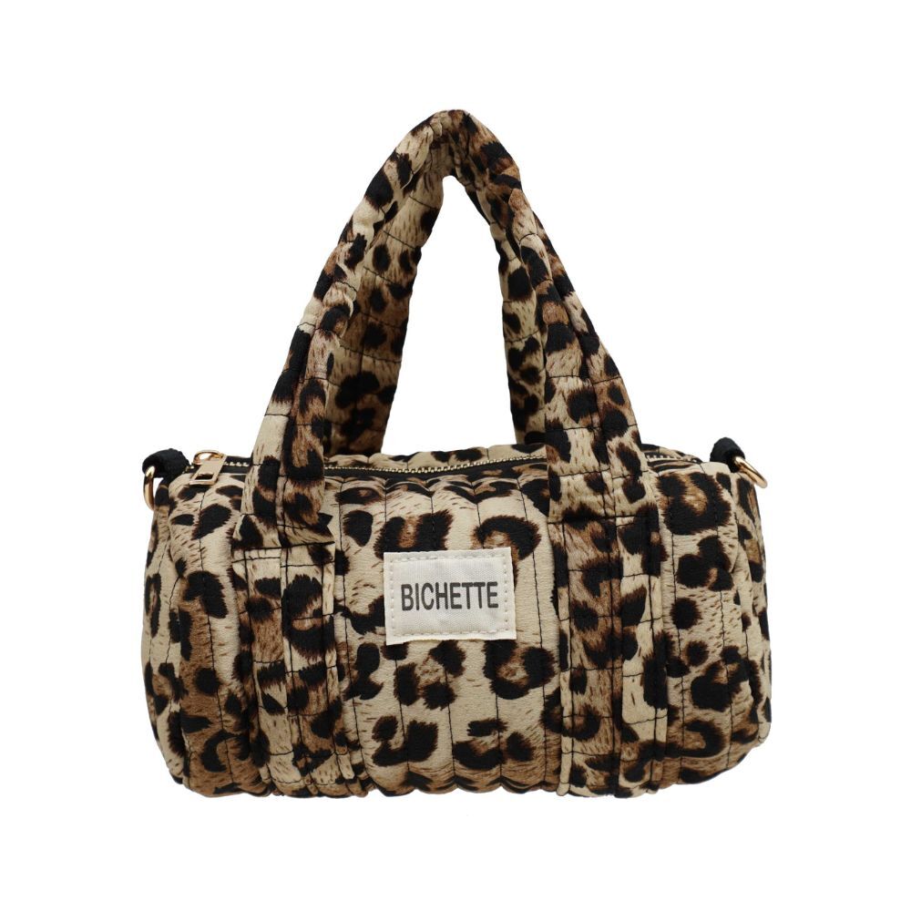 Mini-Bowlingtasche mit Leopardenmuster S0243