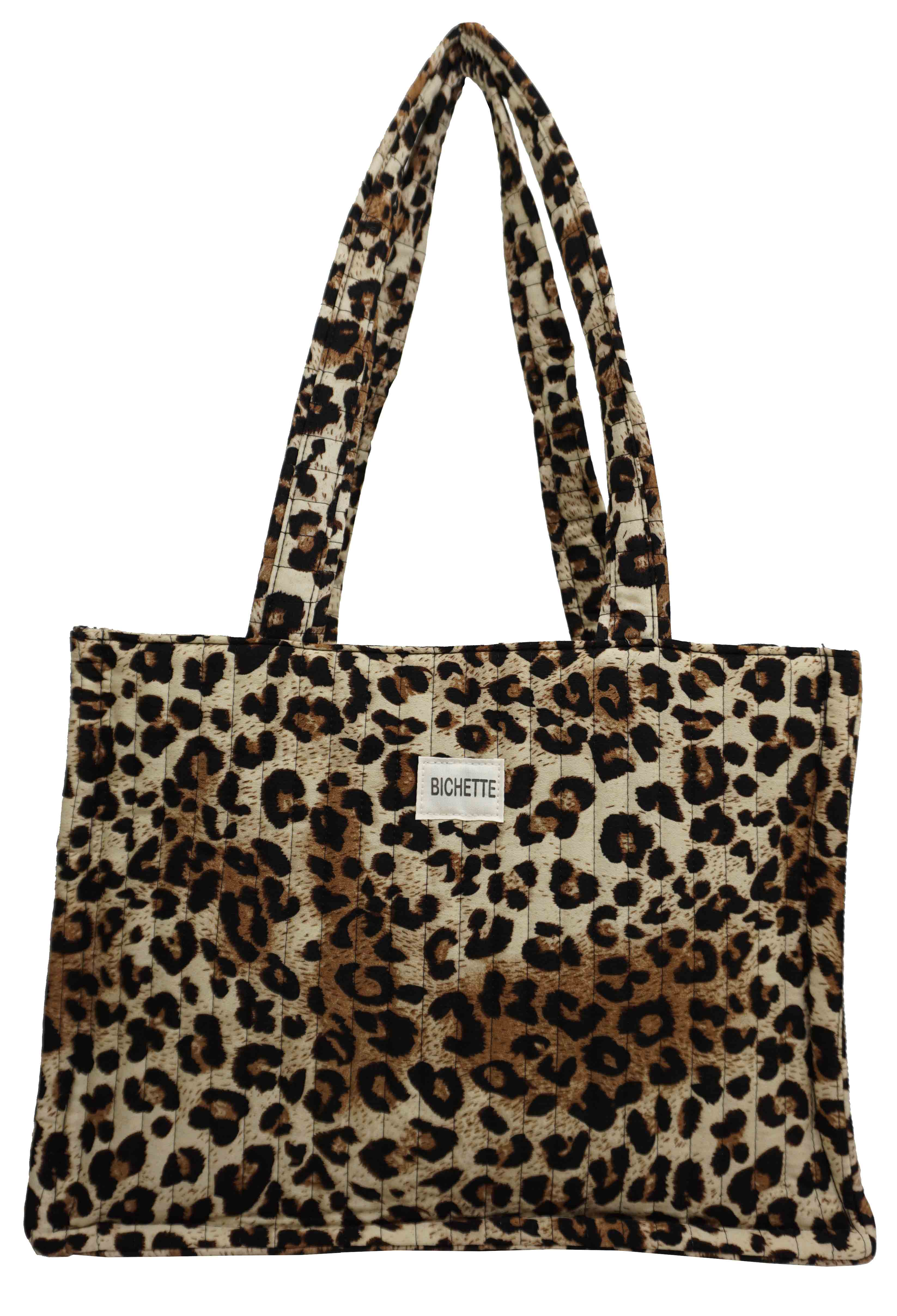 Leopard print tote bag S0242