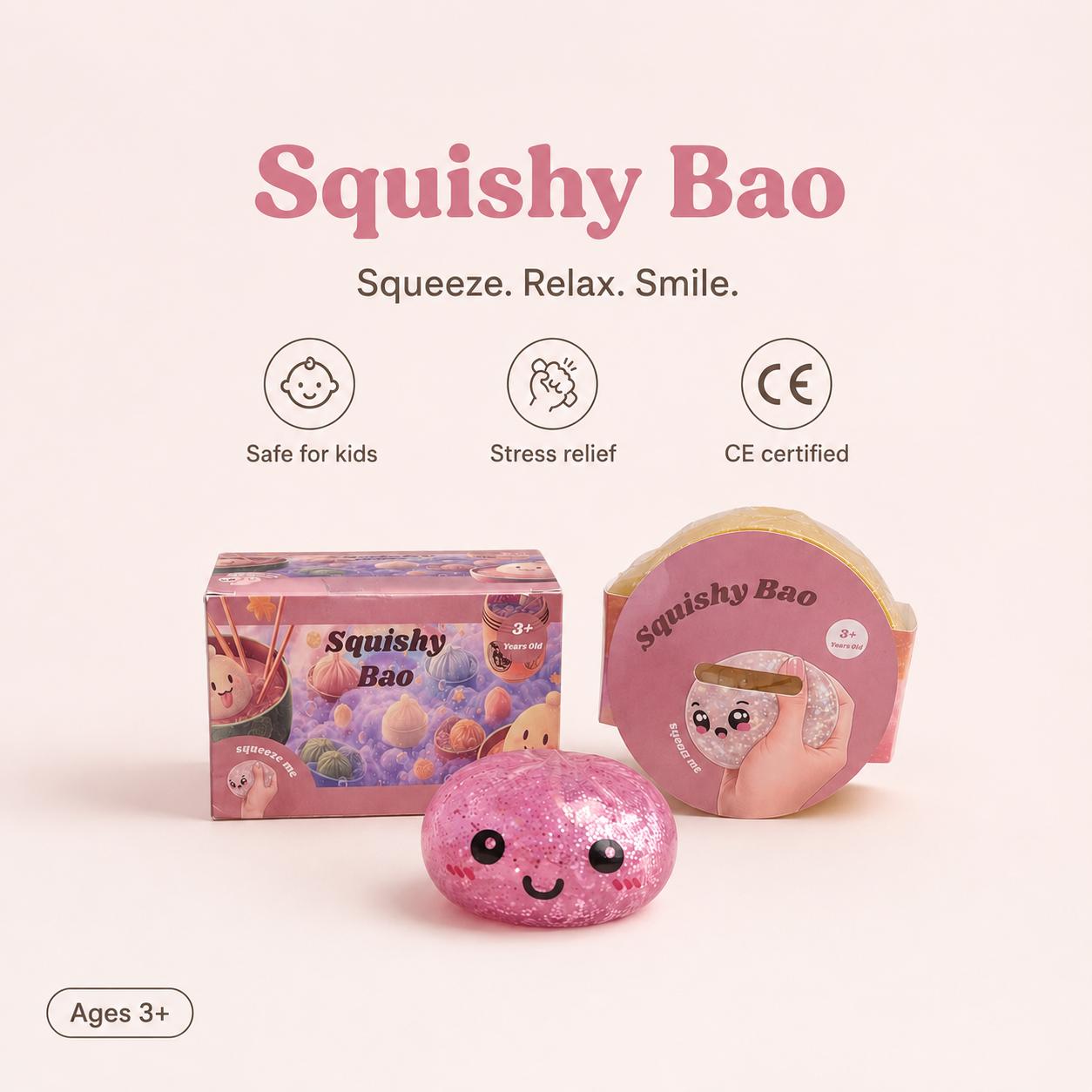 SQUISHY BAO SEQUIN ONLY - pack of 1