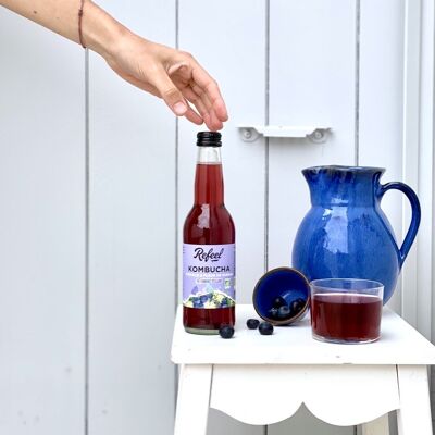 Kombucha Myrtille & Fleur de Sureau