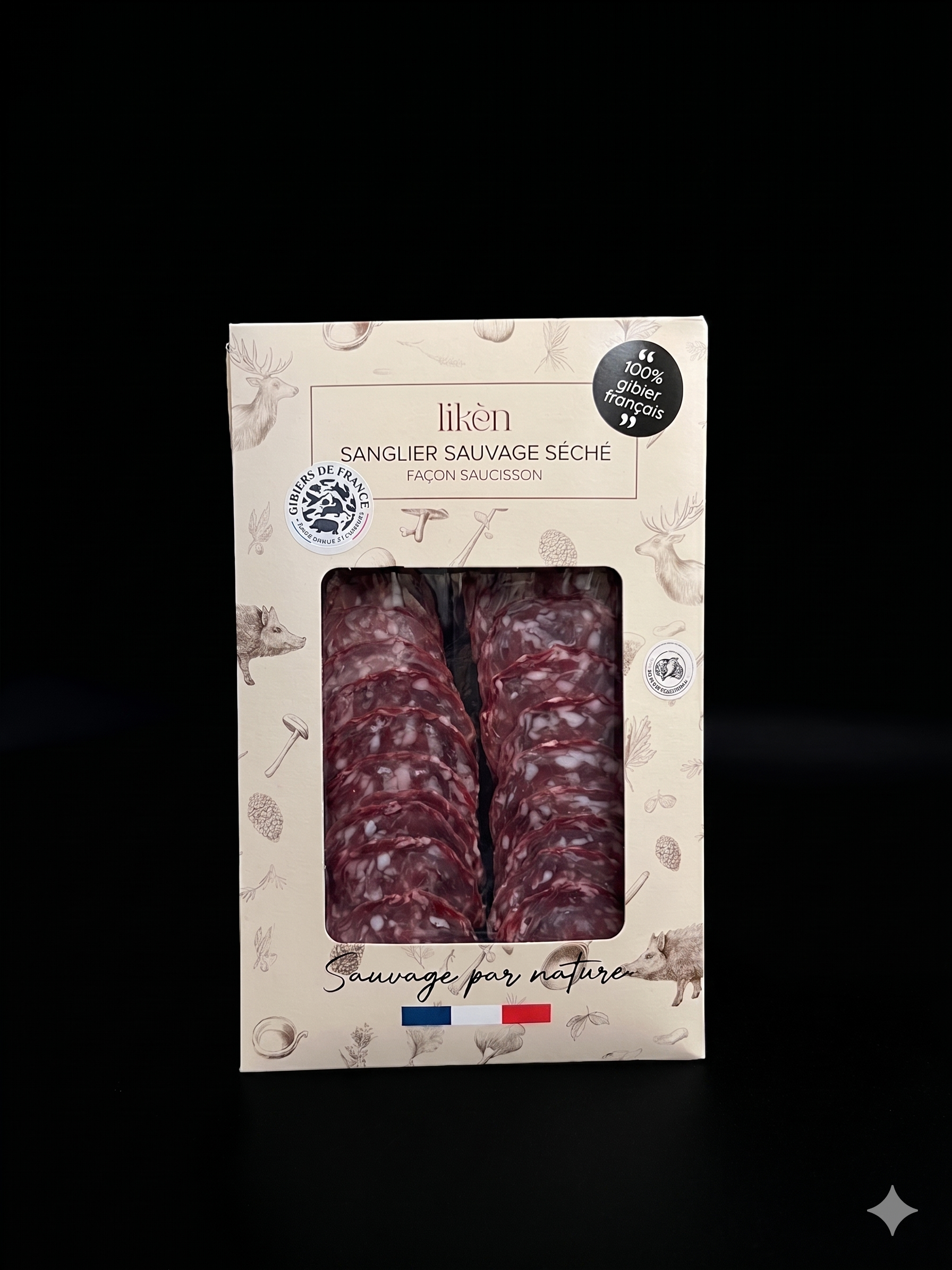 Jabalí salvaje seco