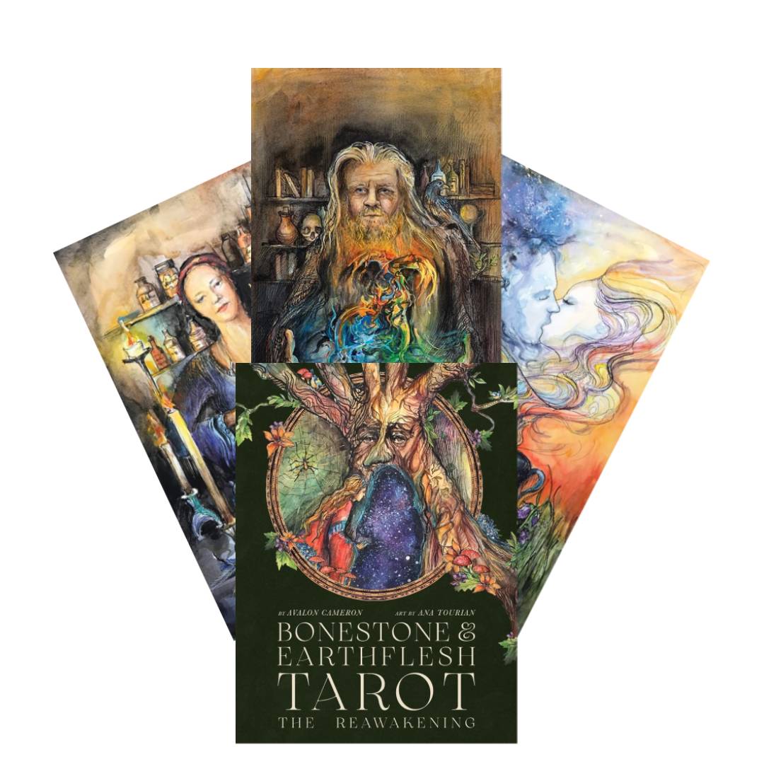 Bonestone & Earthflesh Tarot cards Blue Angel