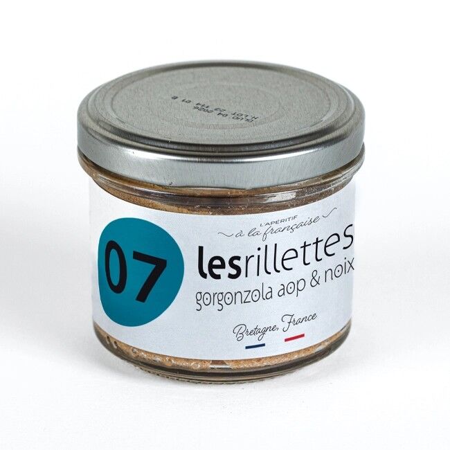 RILLETTES DE PORC AU GORGONZOLA AOP ET NOIX 90 G