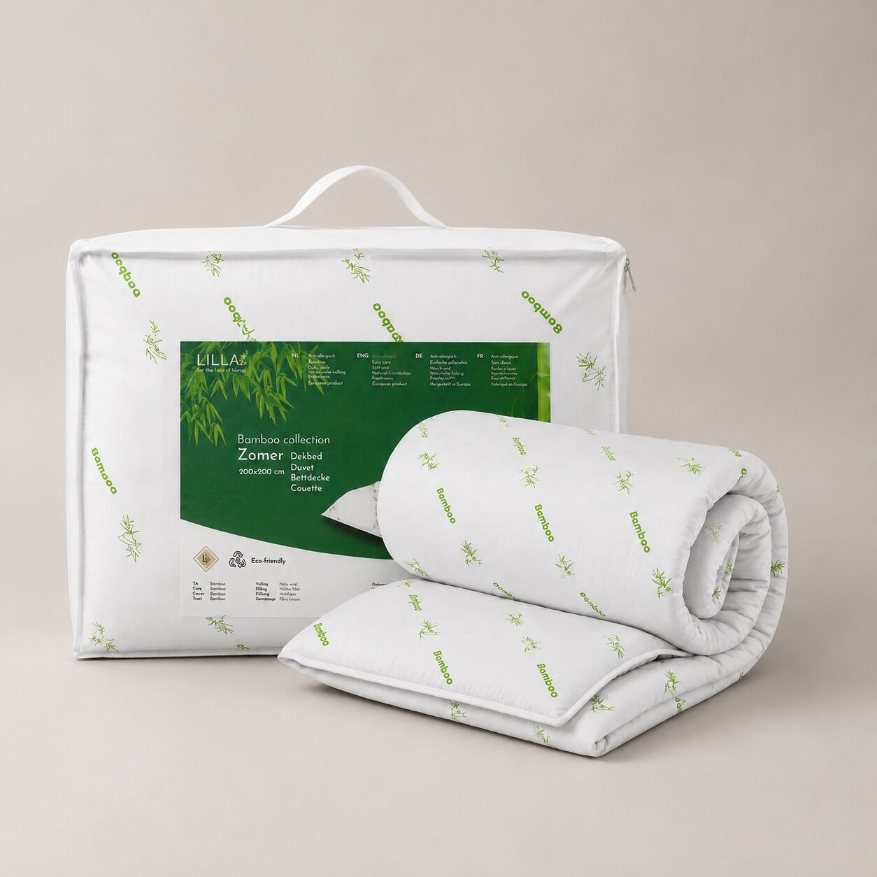 LILLA24 Bambus-Sommerbettwäsche – 200 x 200 cm