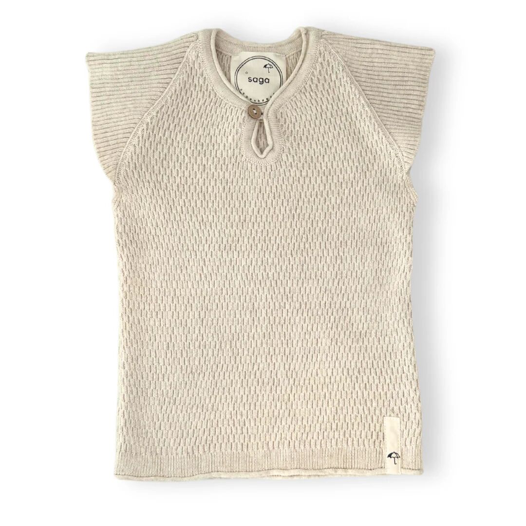 Vest - Kastanje - Ivory