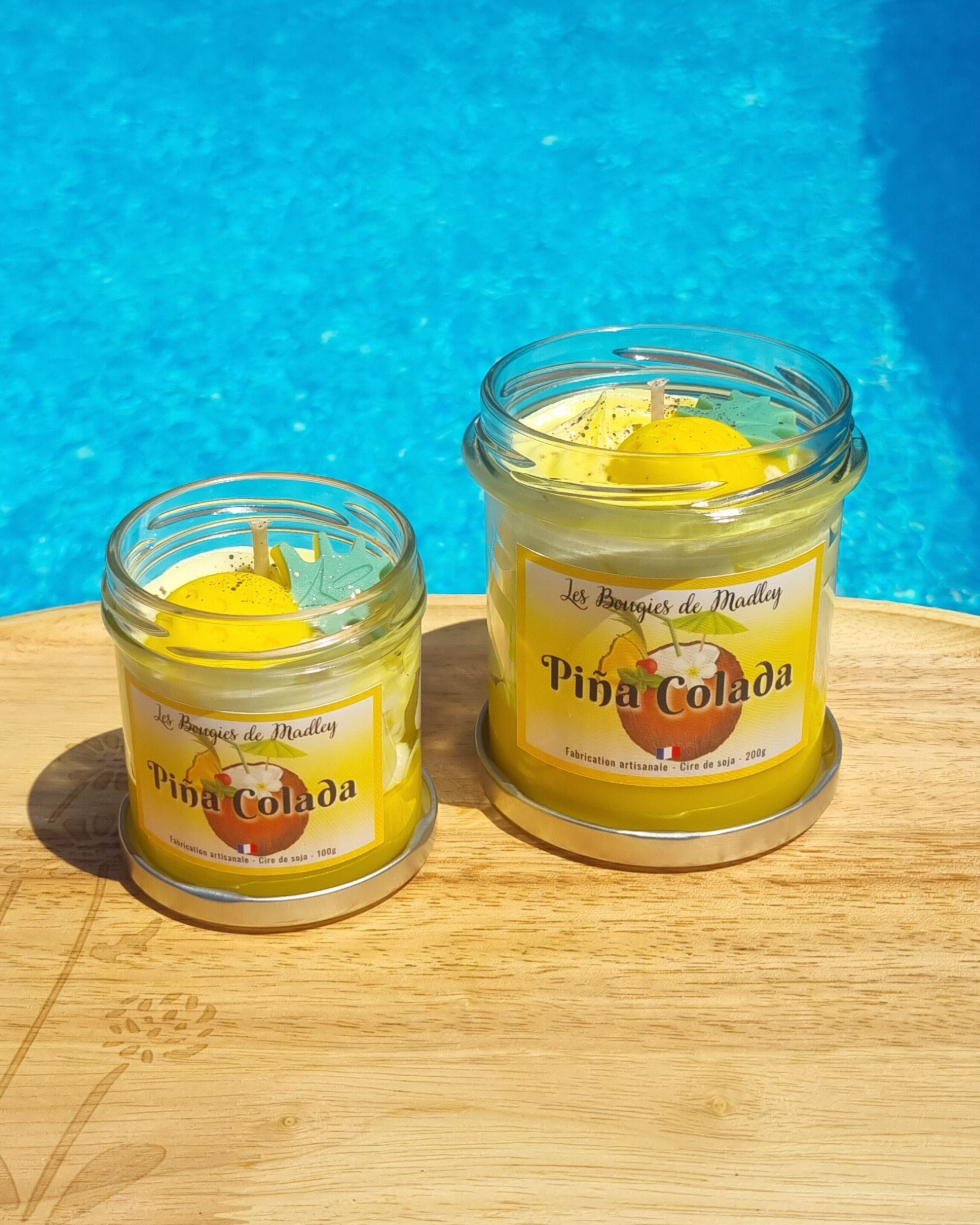 Candela gourmet alla pina colada