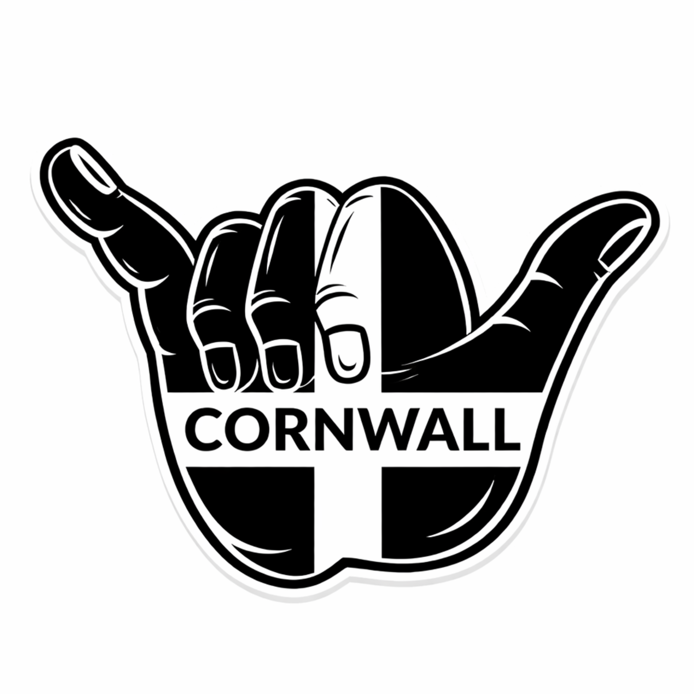 Loose Cornwall Shaka Sticker