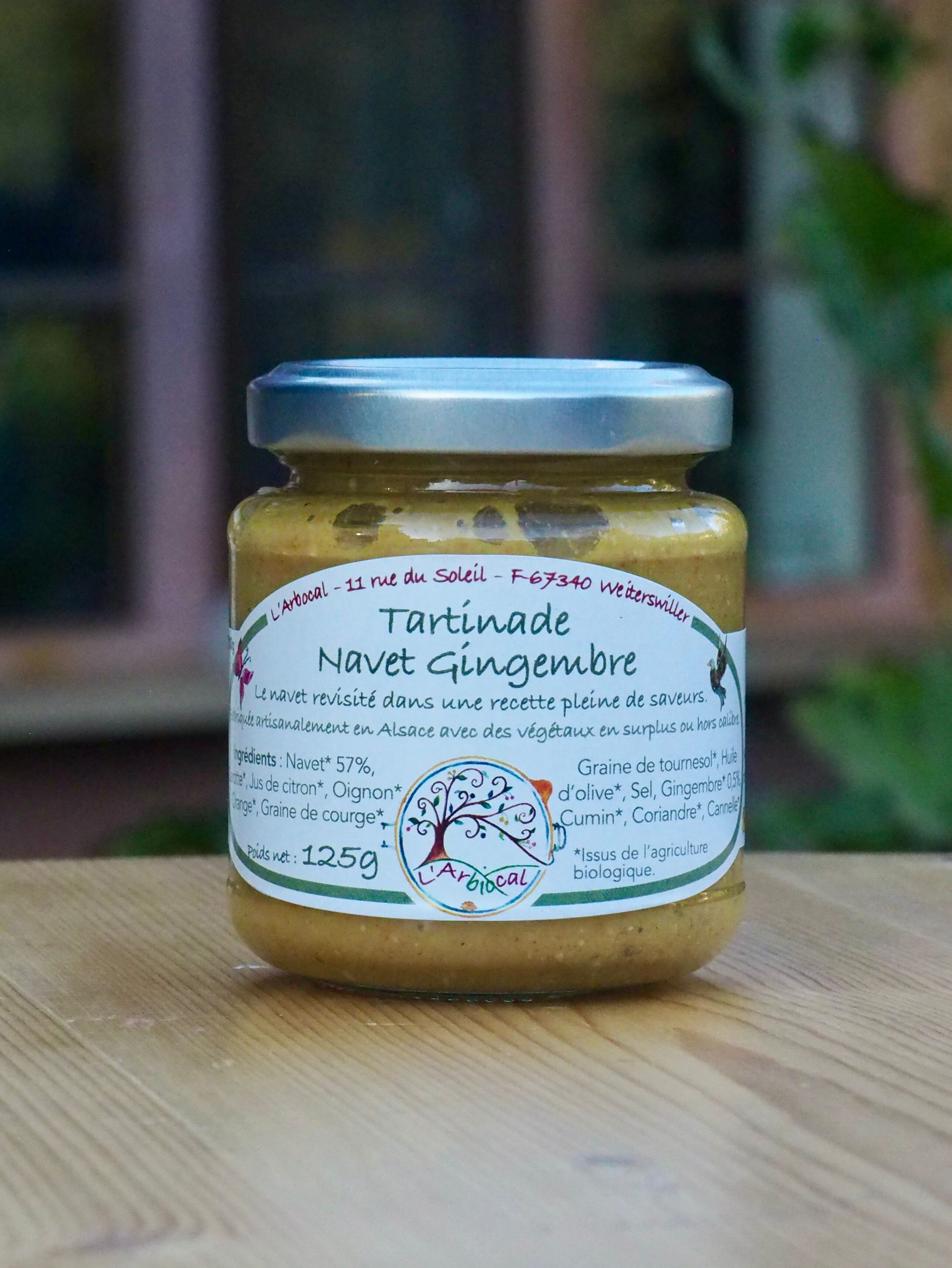 Organic Turnip and Ginger Spread