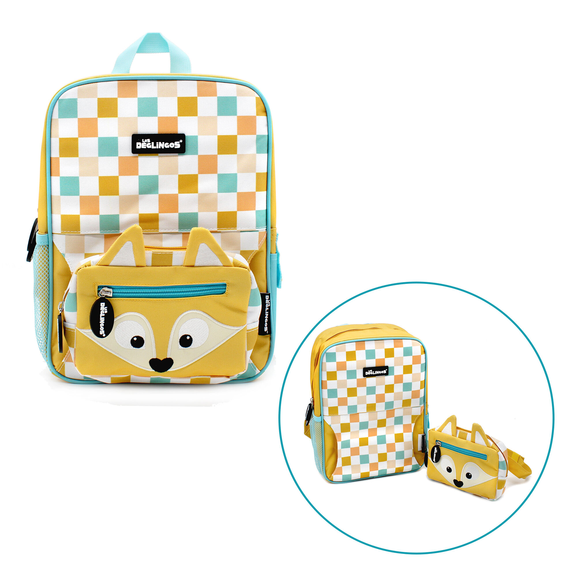 SAC A DOS 2 EN 1 AVEC SAC BANANE CYRANOS LE RENARD