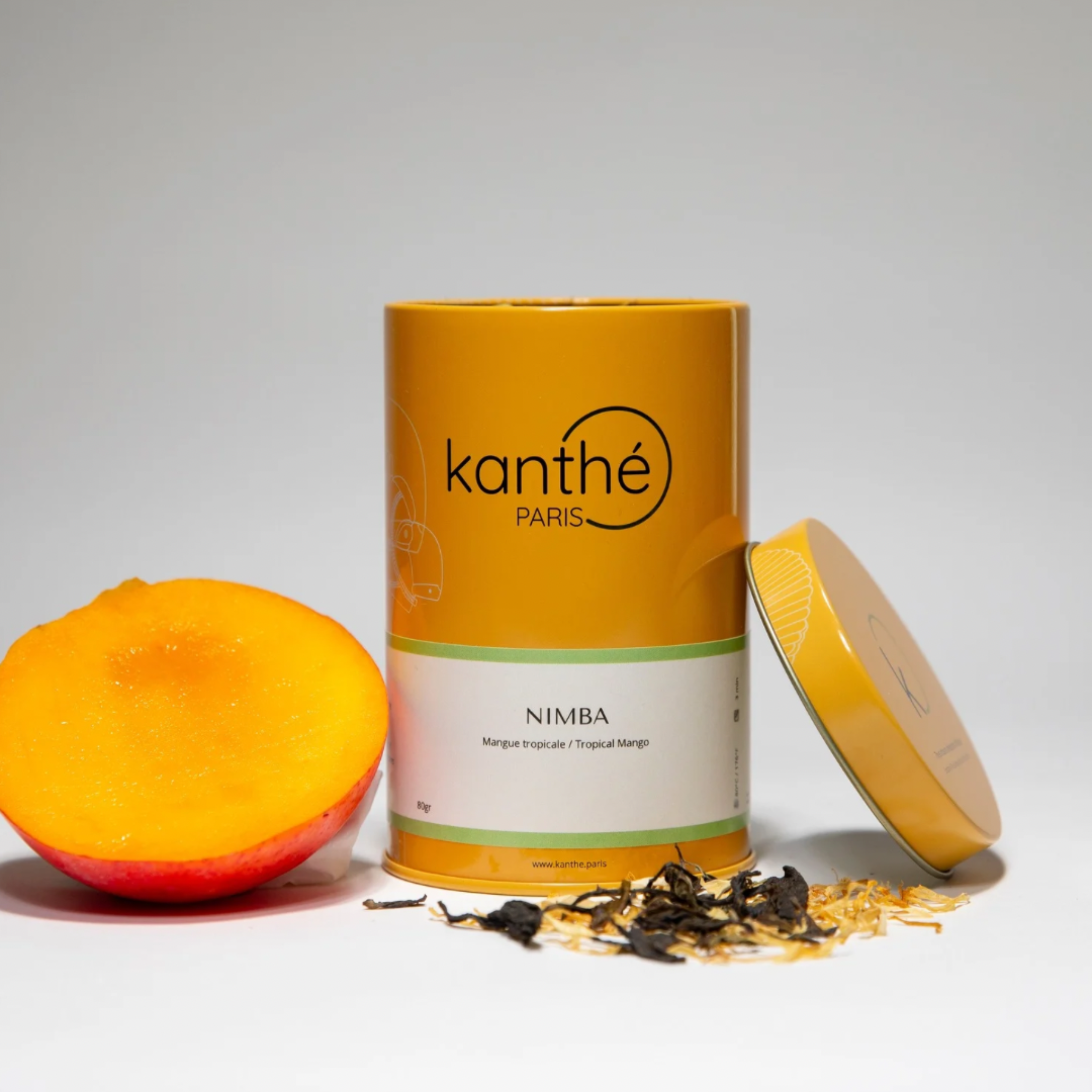 Nimba - Green Tea - Mango - Pineapple - 17 biodegradable tea bags/Loose 90g