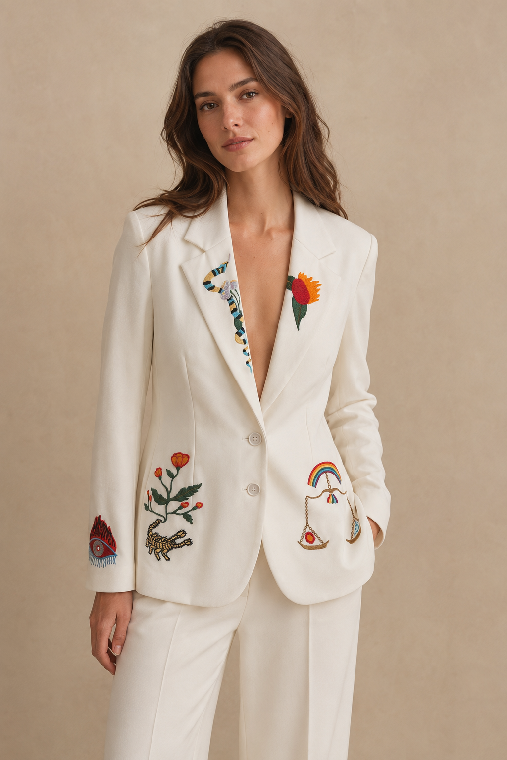 Signature Embroidered Blazer - ECLIPS JACKET - 4-Pack: 1S - 1M - 1L - 1XL