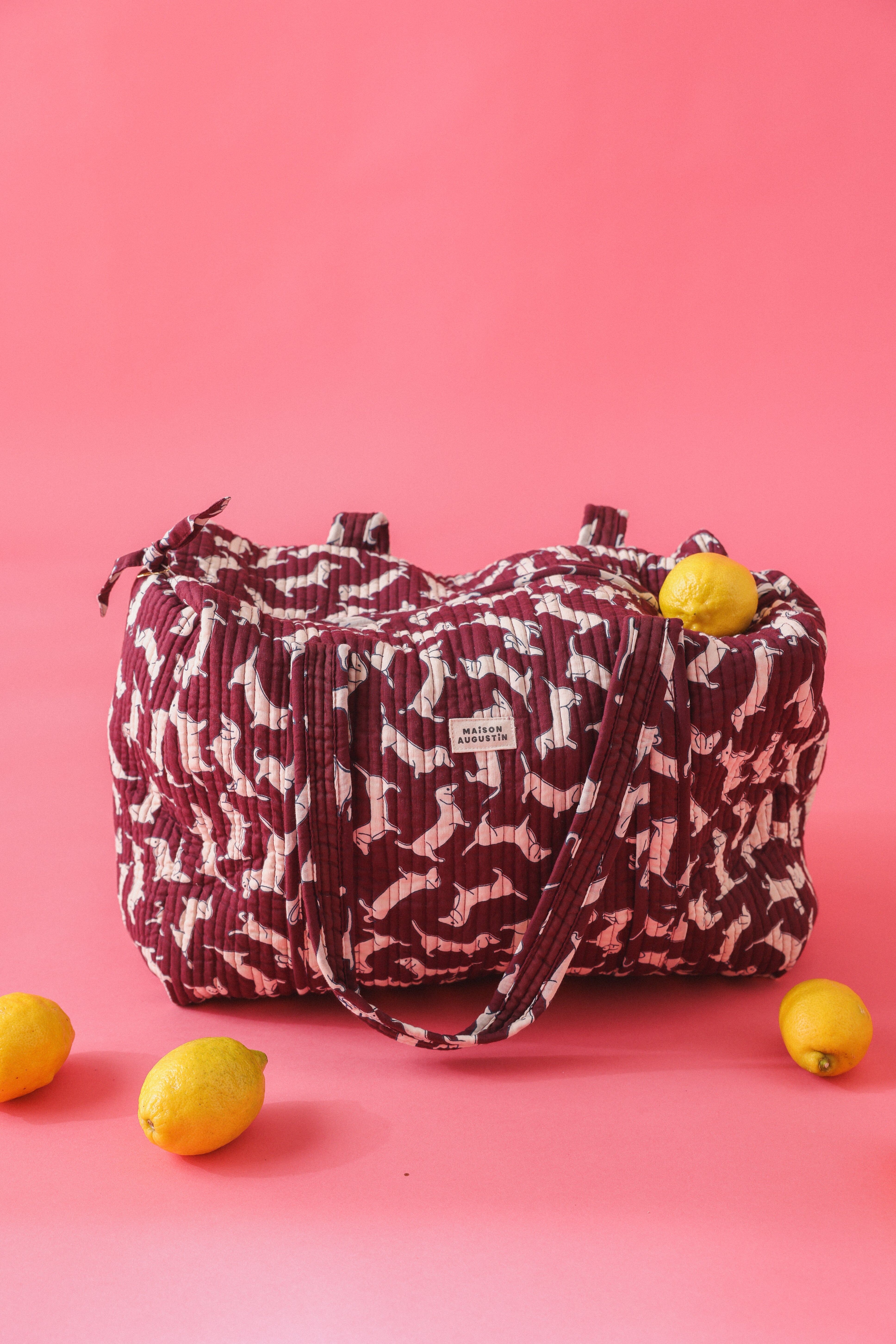 Sac week-end Teckel Prune