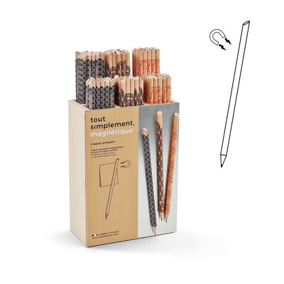 Display full of 120 magnetic pencils - graphic + free display