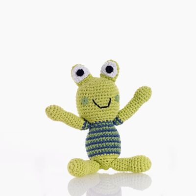 Baby Toy Frog  boy rattle