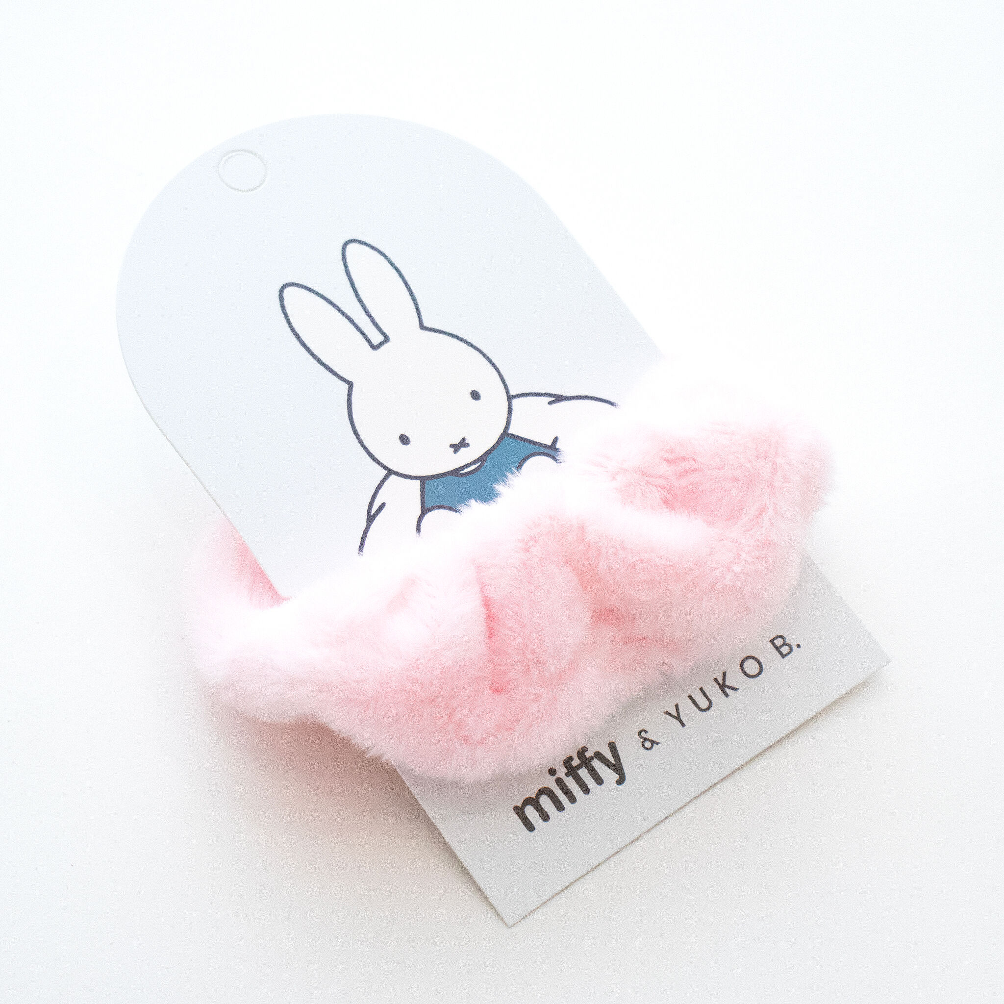 VORBESTELLUNG – Flauschiges Haargummi für Kinder – Miffy Cloud – Rosa