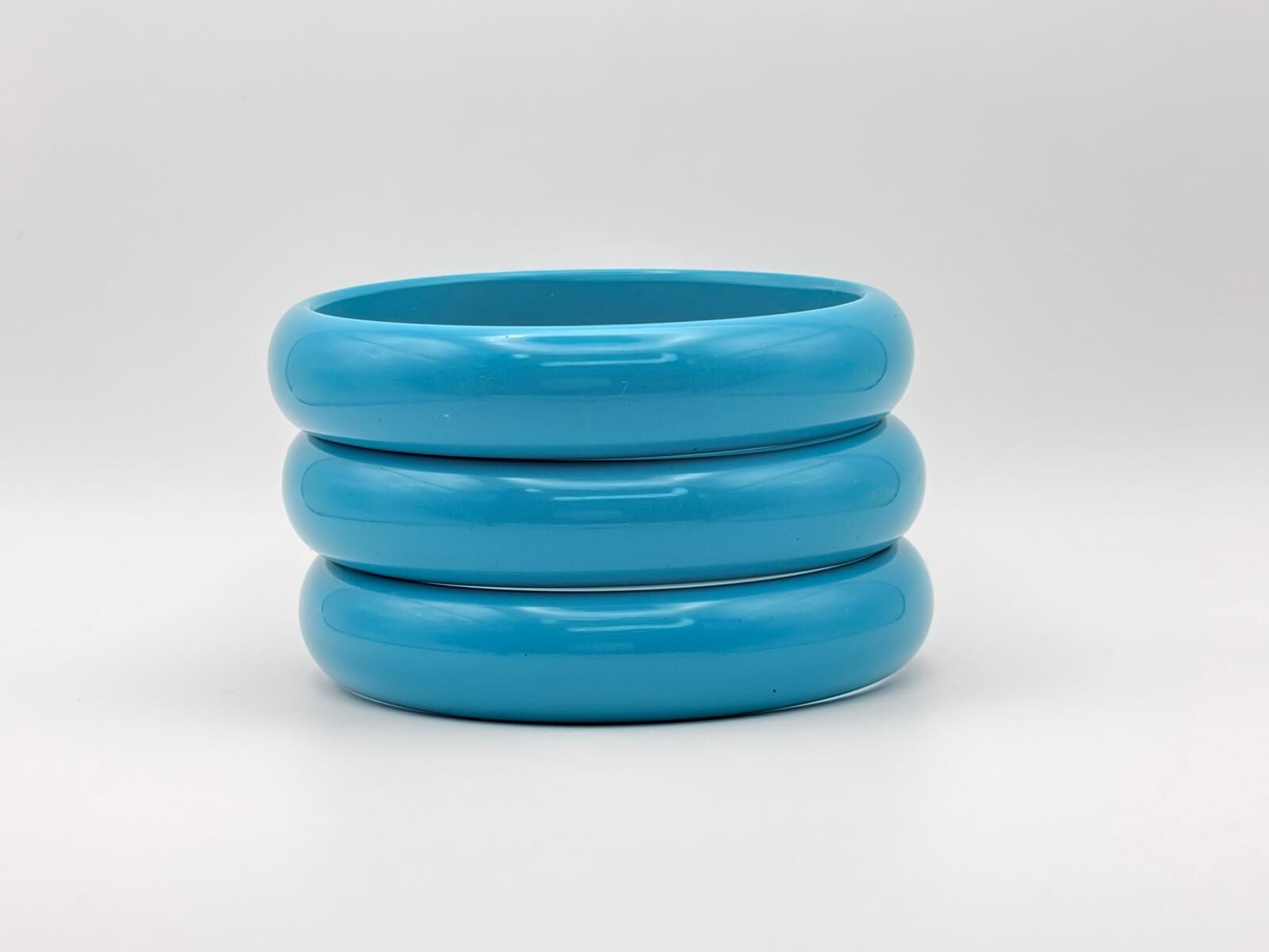 BRACELET EN RESINE TURQUOISE 12 MM