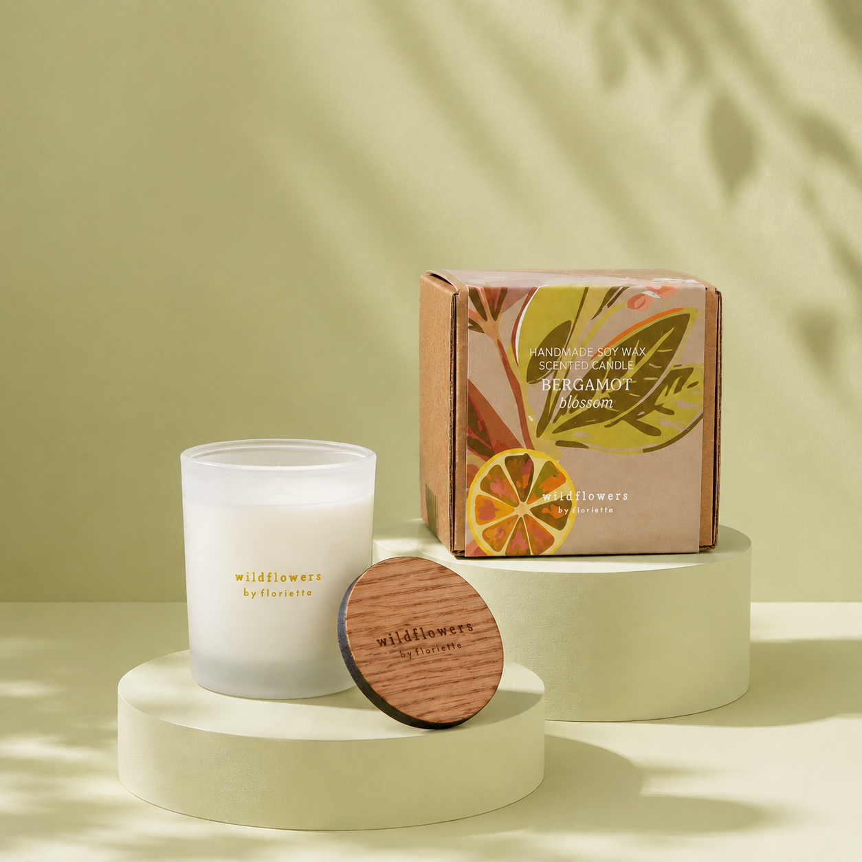 Scented Candle in glass - Bergamot Blossom