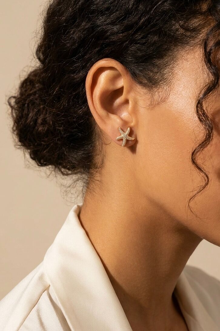 Stainless steel earrings 124RX344