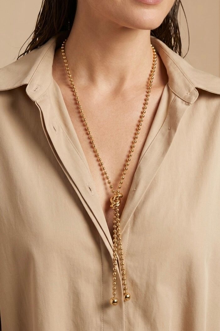 224AQ360 Stainless Steel Chain Necklaces