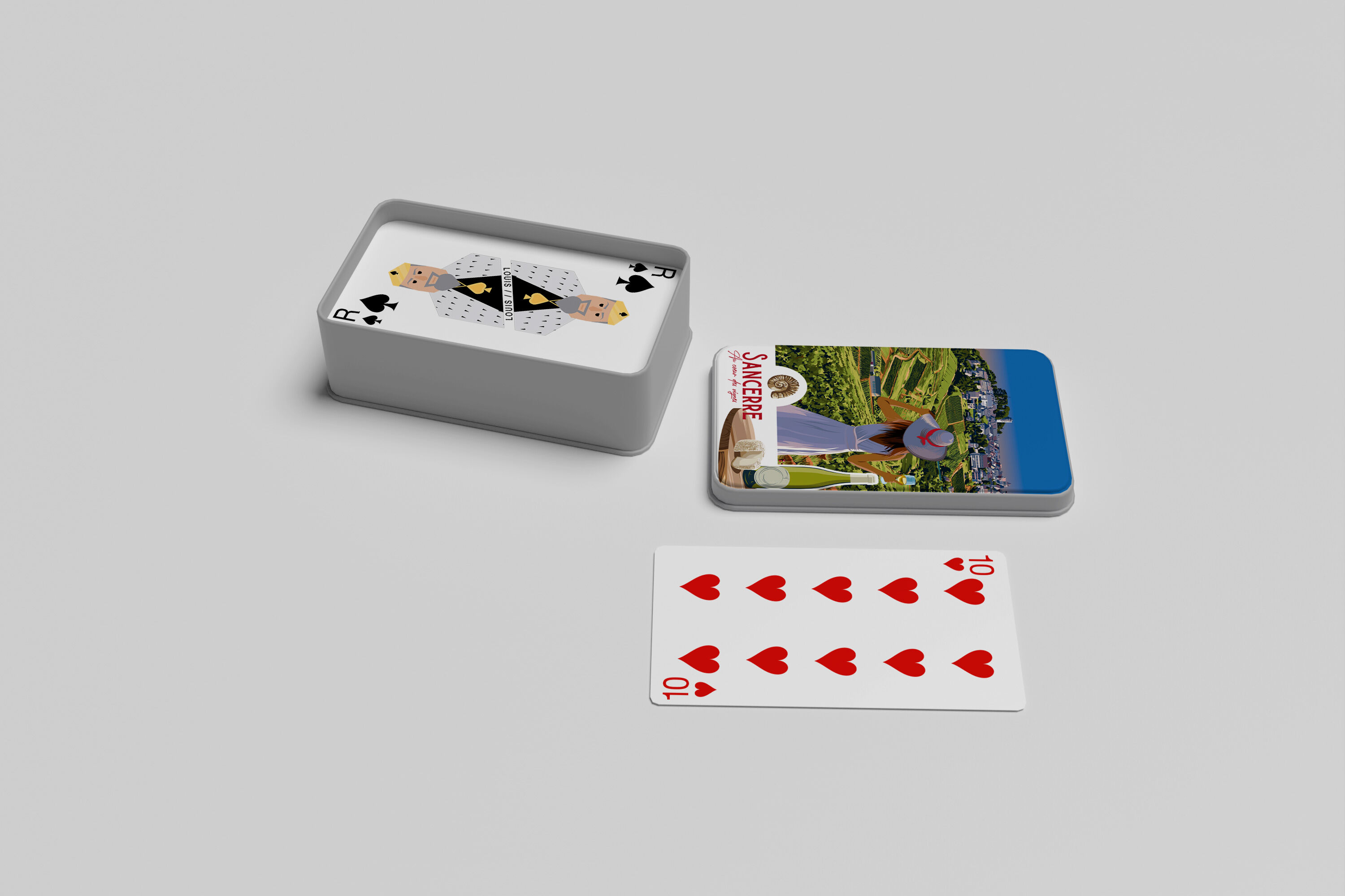 Sancerre card game - In the heart of the vineyards