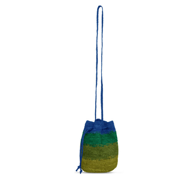 Raffia bucket bag - Maora