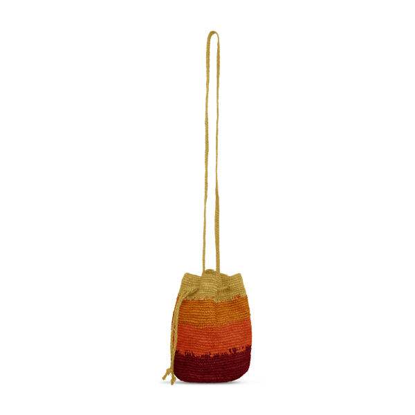 Raffia bucket bag - Maora