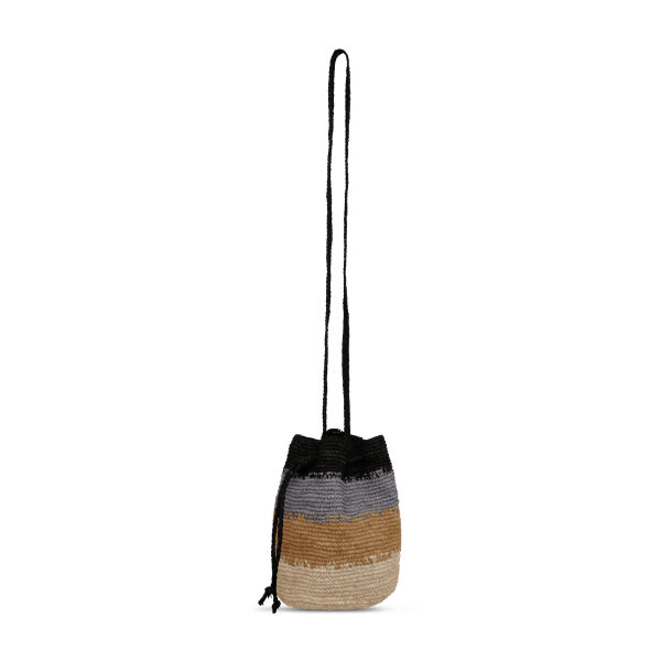 Raffia bucket bag - Maora