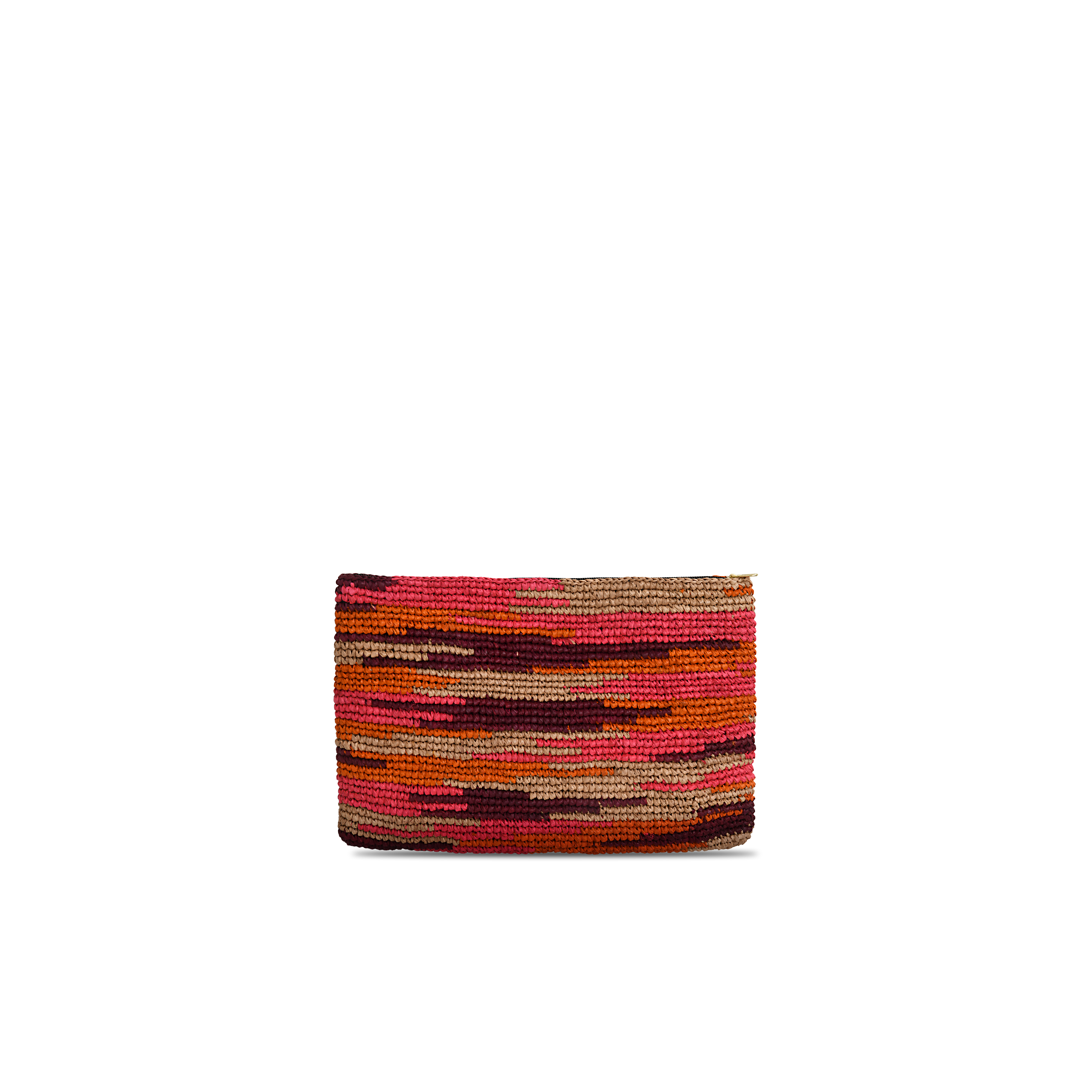 Handmade raffia pouch - Marilia