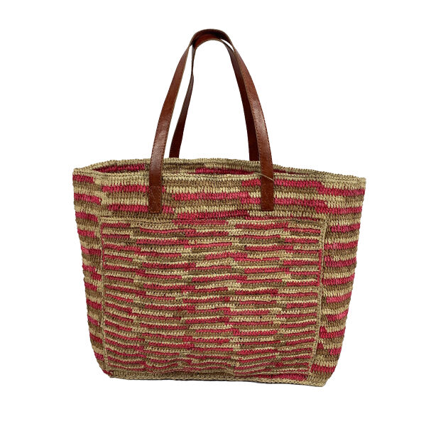 Raffia tote bag - Miraki