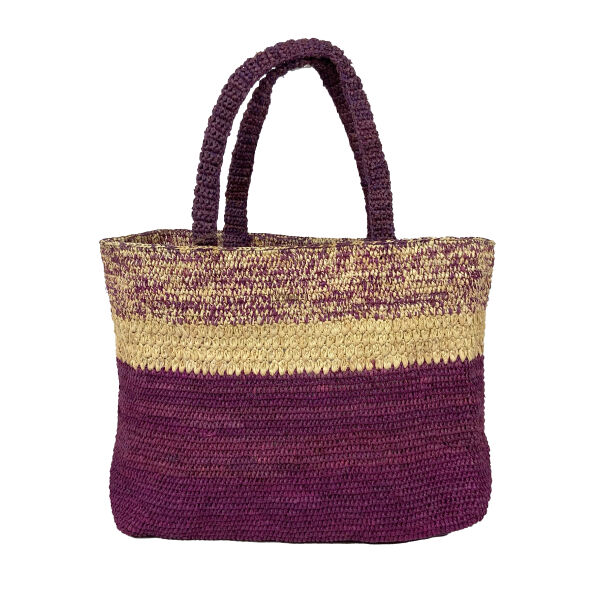 Raffia tote bag - Siori