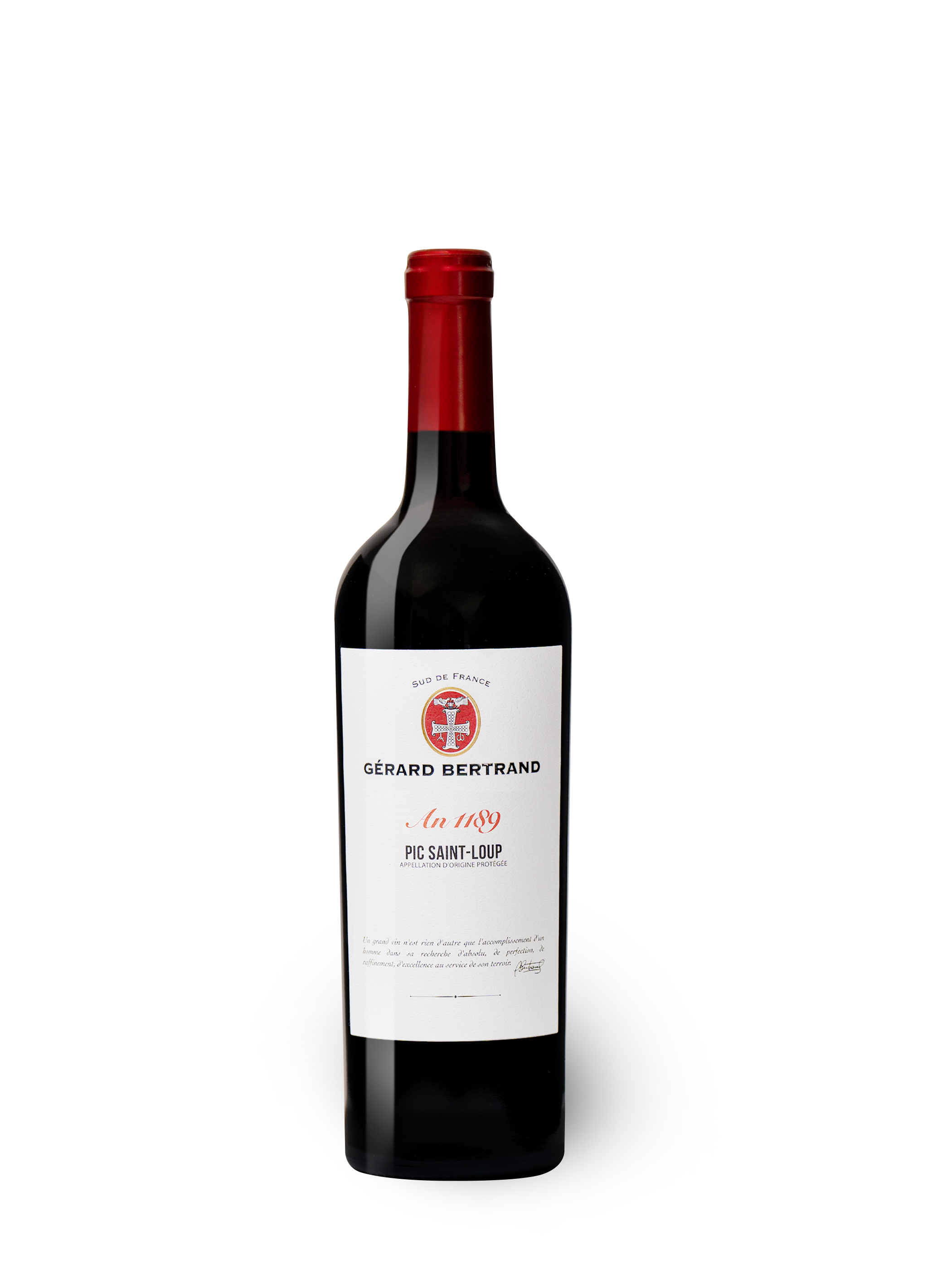 Héritage "An 1189" Pic Saint Loup 2024 75cl vin rouge