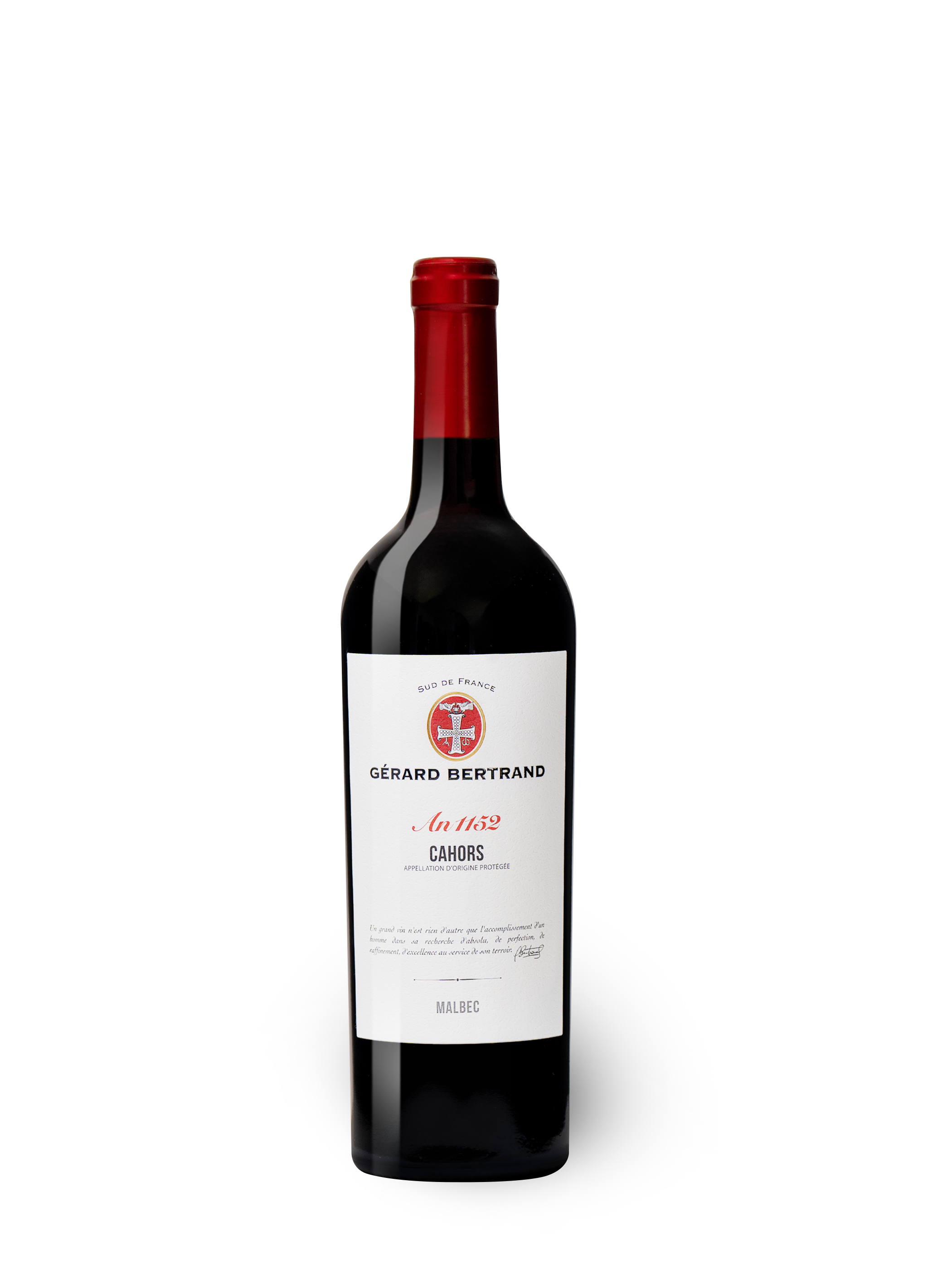 Héritage "An 1152" vin rouge AOP Cahors 2022 75cl