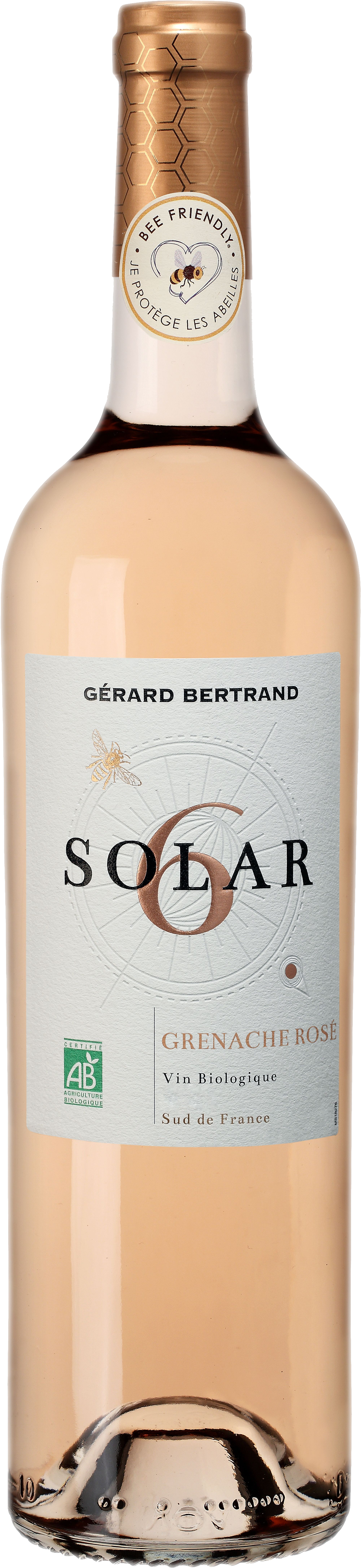 Solar6 Grenache vin rosé bio beefriendly 2025 75cl
