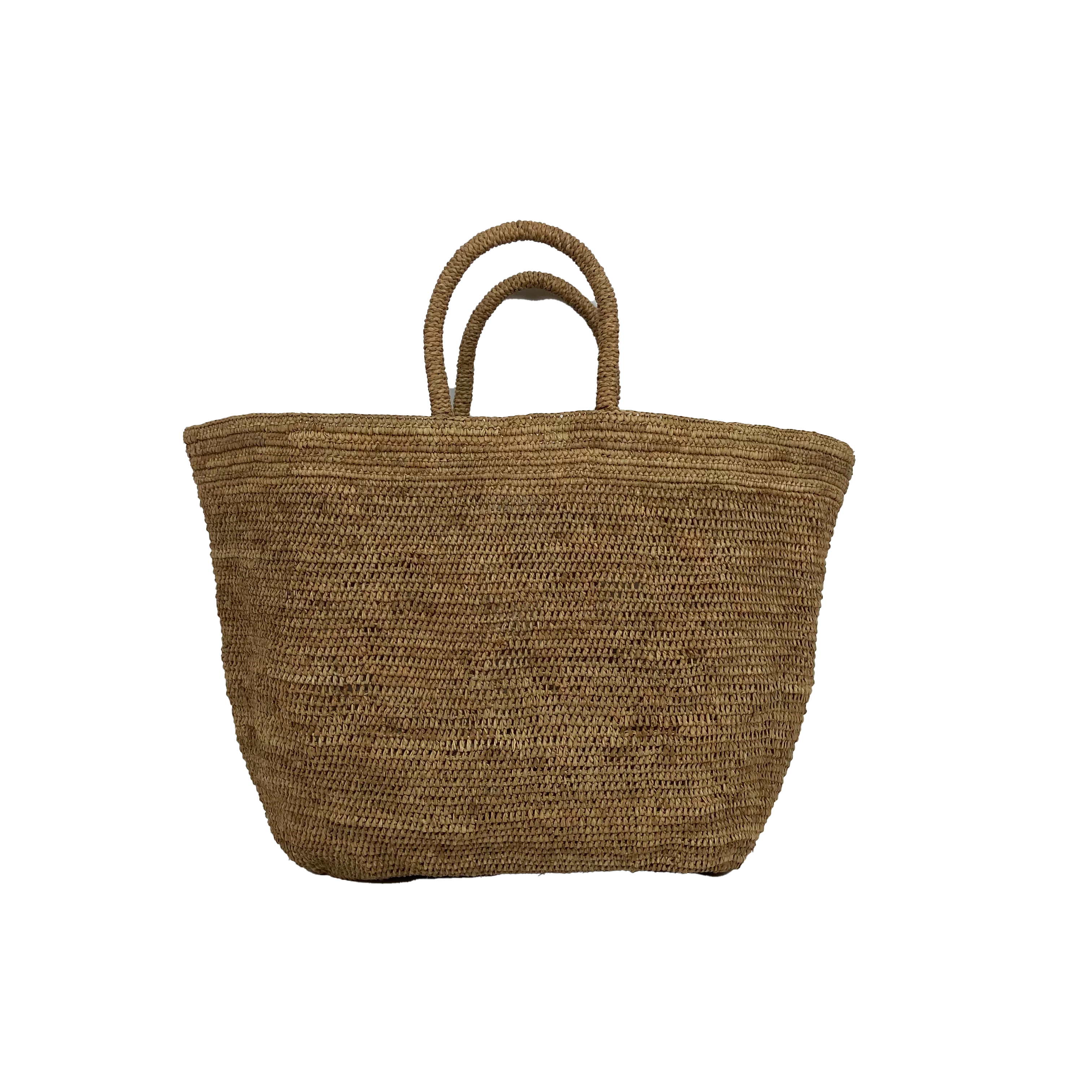 Large natural raffia tote bag - Rutana