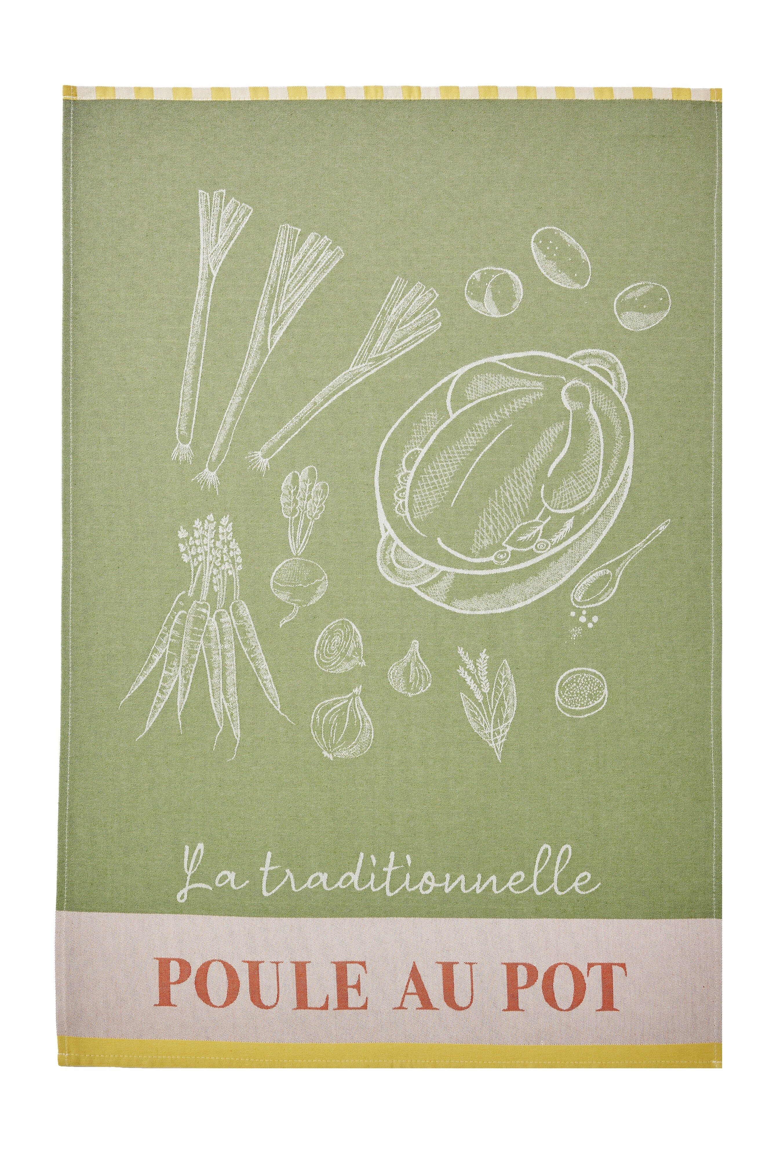 Torchon L'Art de la Poule au Pot
