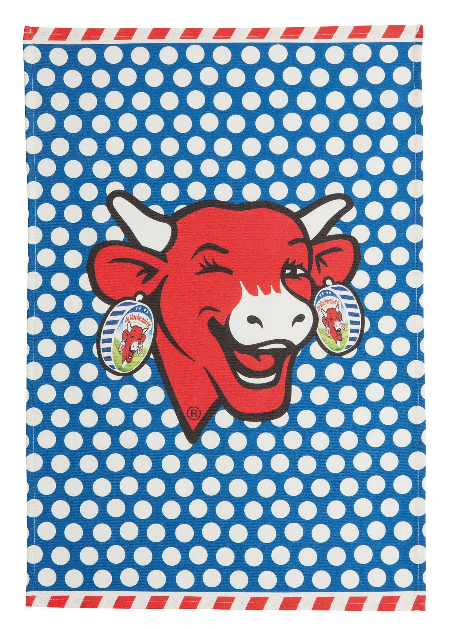 Torchon La Vache Qui Rit ® Pop Bleu