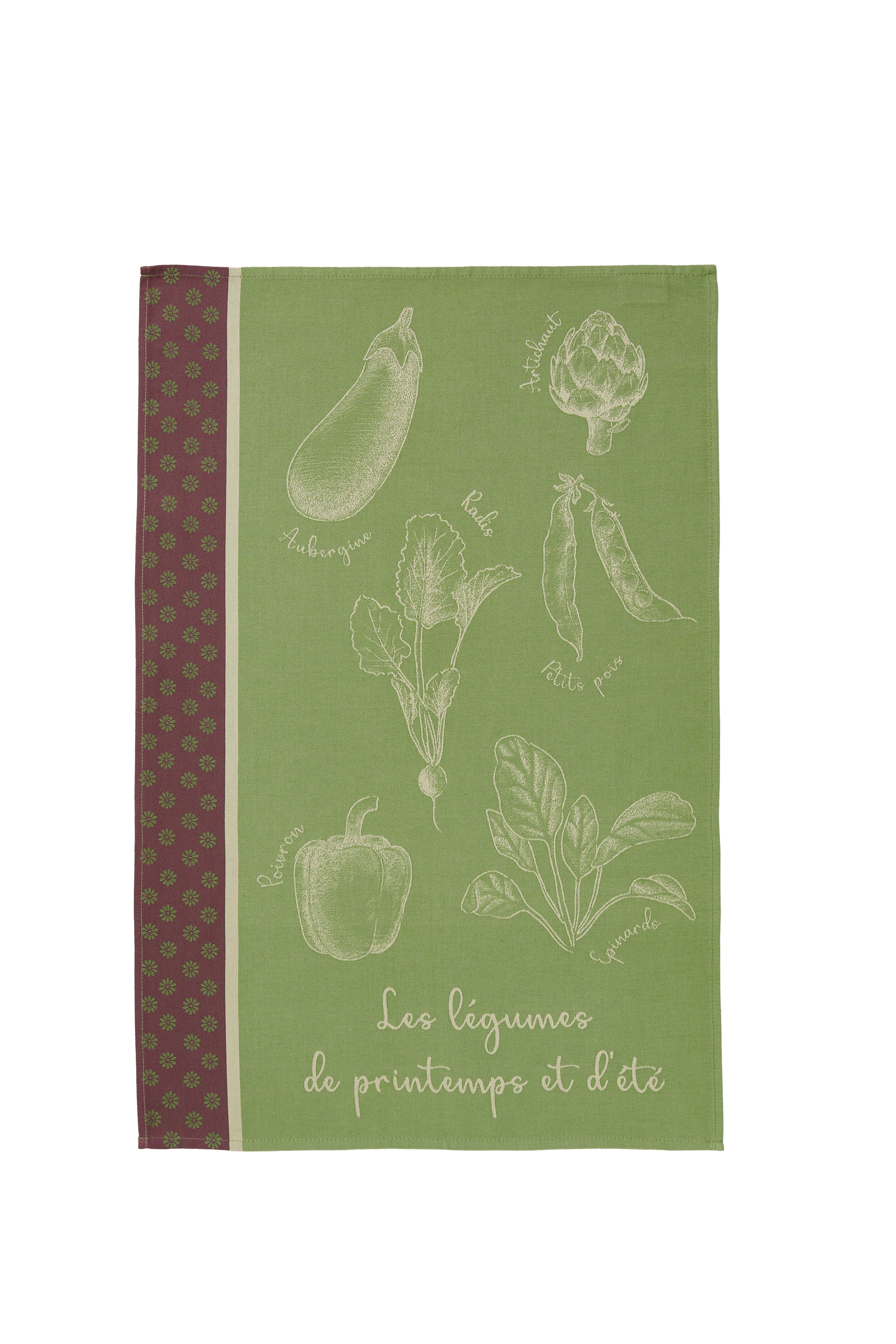 Torchon Potager de Printemps