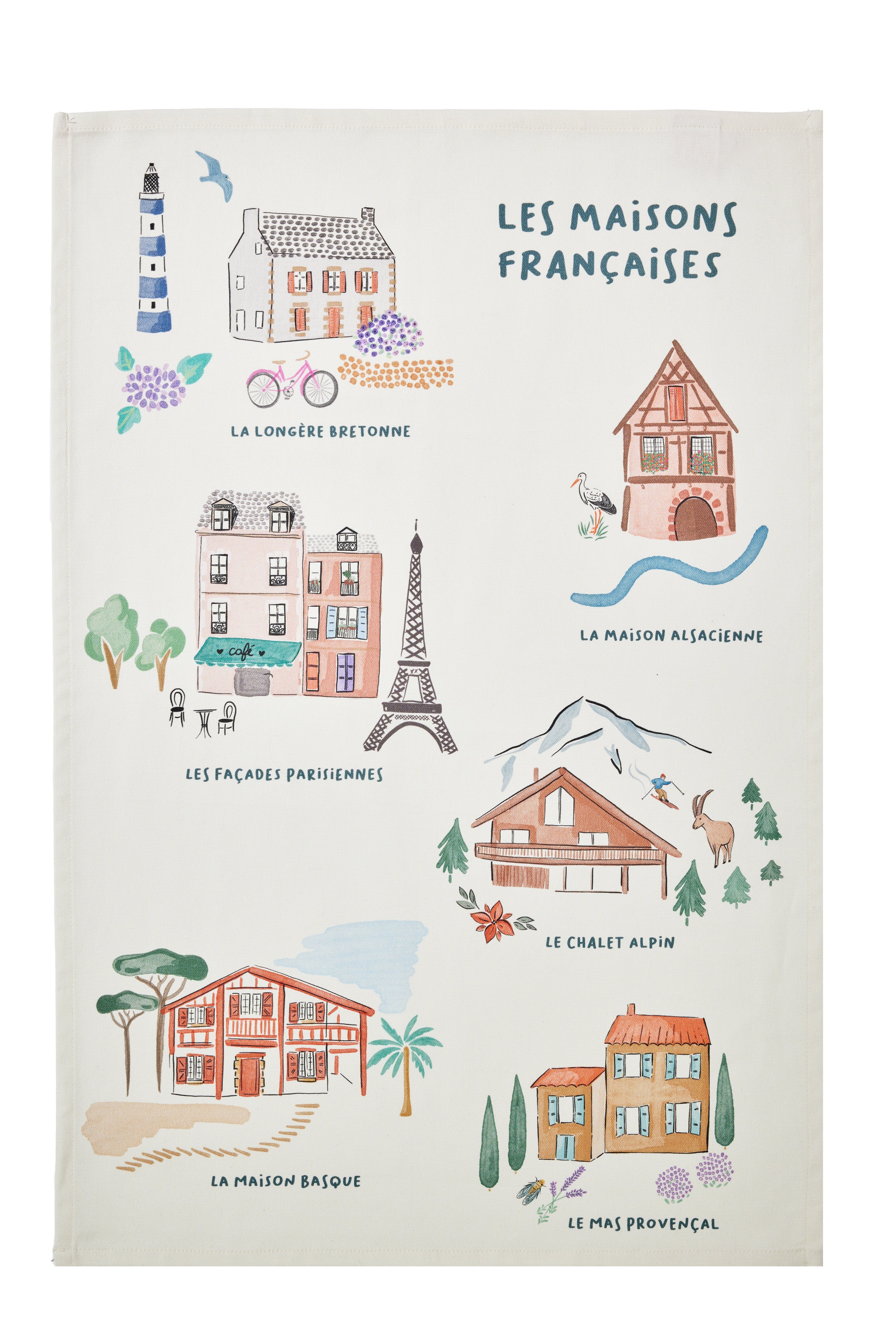 Torchon Maisons Françaises